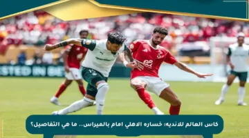 كأس العالم للأندية: خسارة الأهلي أمام بالميراس.. ما هي التفاصيل؟